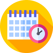 Calendar and clock showing OnePoint SIS has enrollment and scheduling 